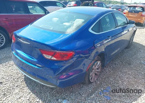 2016 Chrysler 200 Limited из США, поврежденный, VIN 1C3CCCAB5GN191194